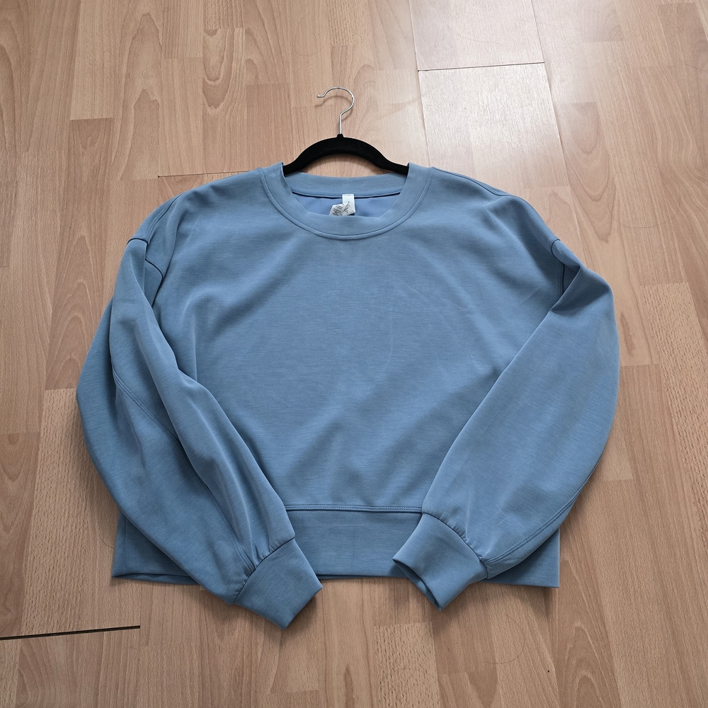 lululemon athletica Dusty Blue Crewneck Sweater